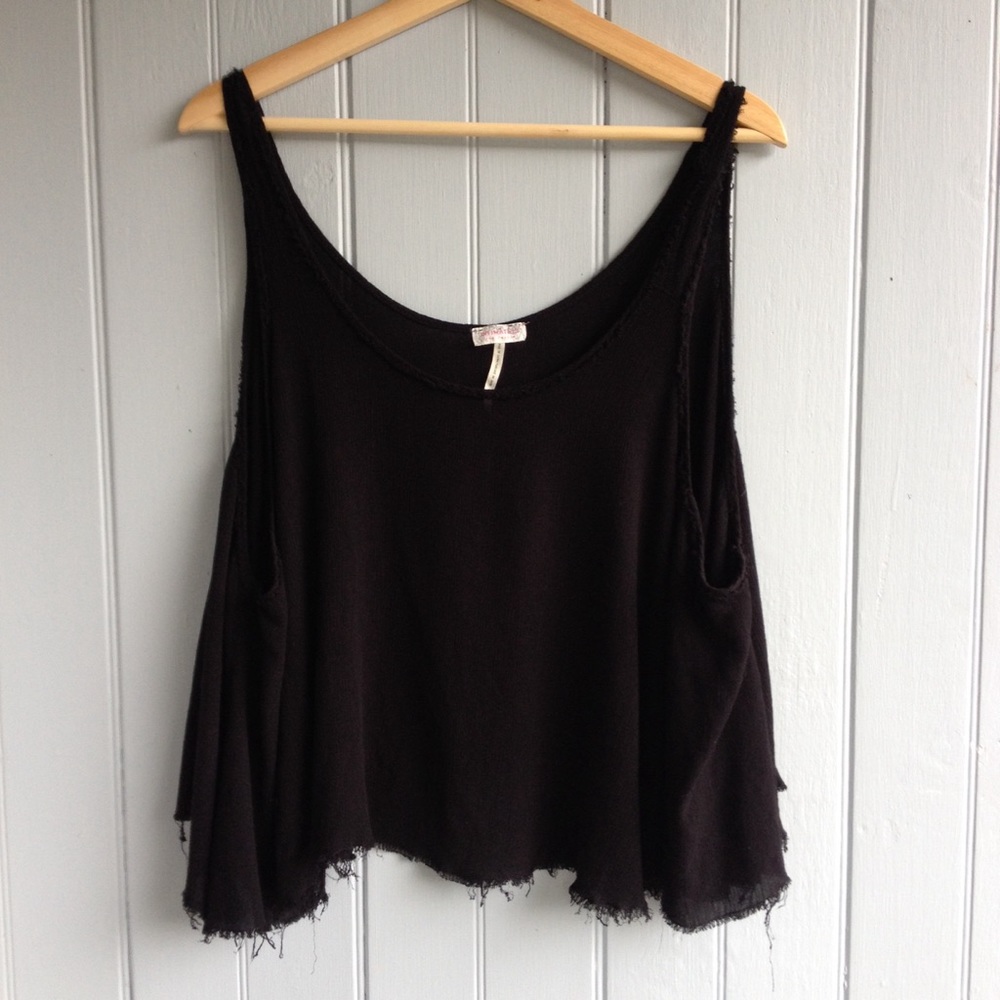 We the Free raw edge top